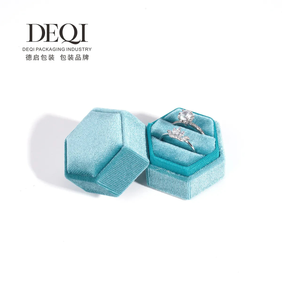 Fashion Solid Color Velvet Jewelry Boxes