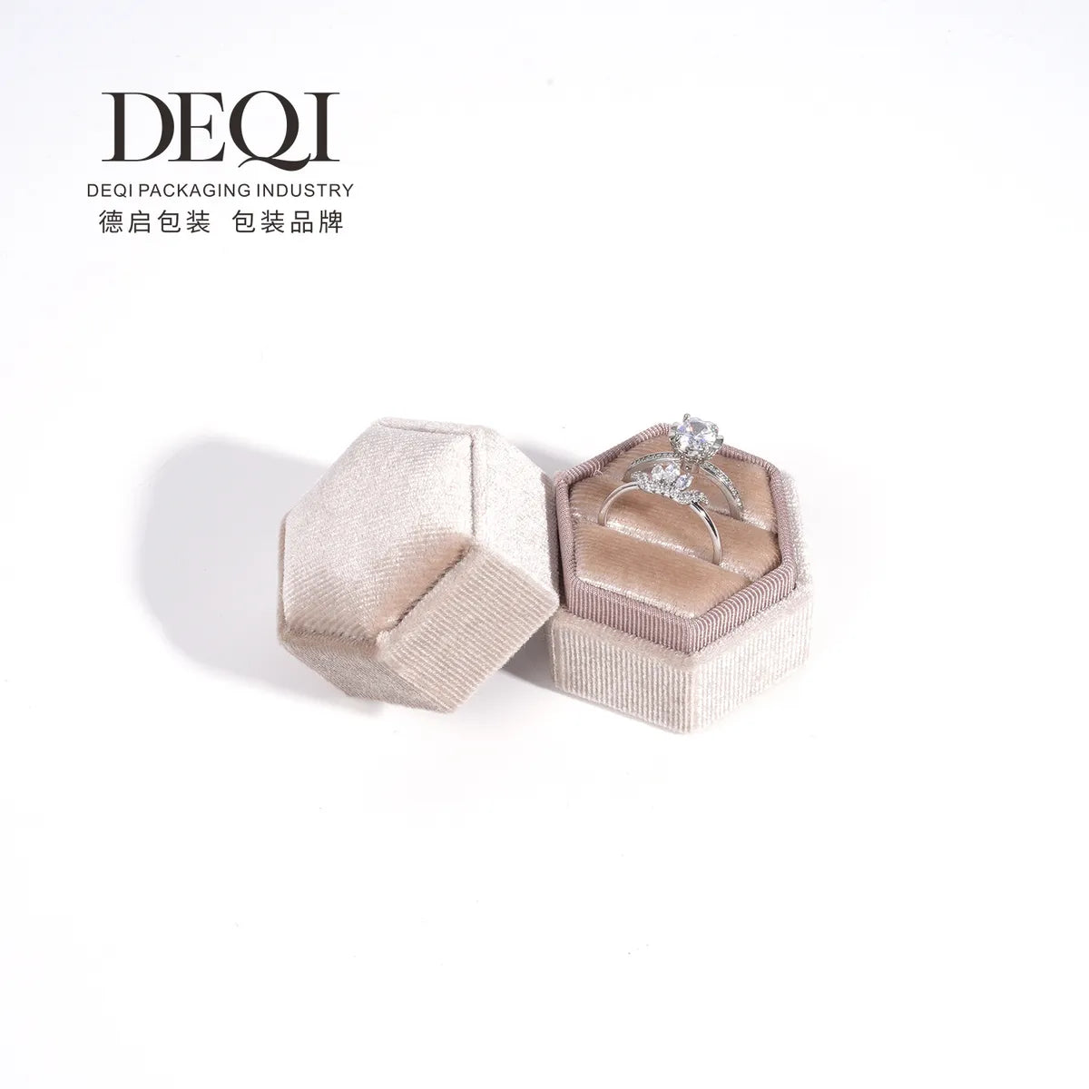 Fashion Solid Color Velvet Jewelry Boxes