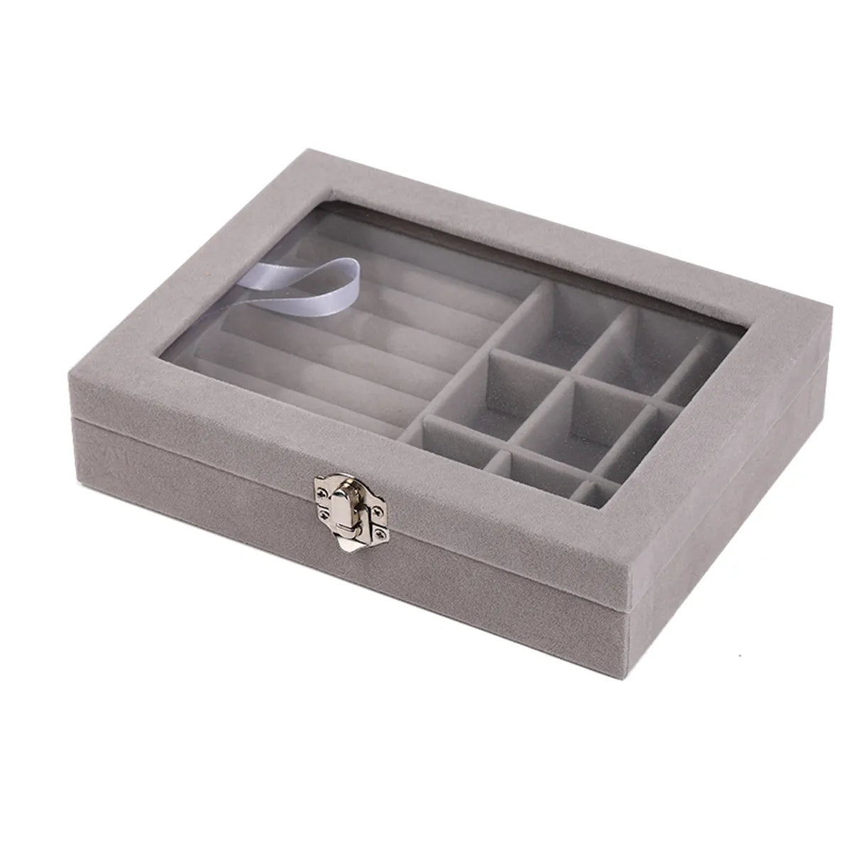 Fashion Solid Color Wood Jewelry Boxes