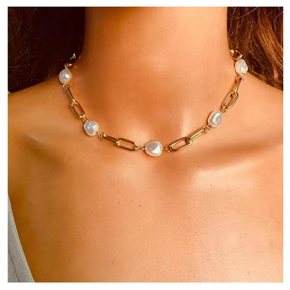 Fashion Square Box Chain Necklace