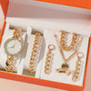Fashion Square Bracelet Watch Hip Hop Spice Multilayer Necklace Sweater Chain Jewelry Alloy Artificial Zircon Ordinary Glass Mirror