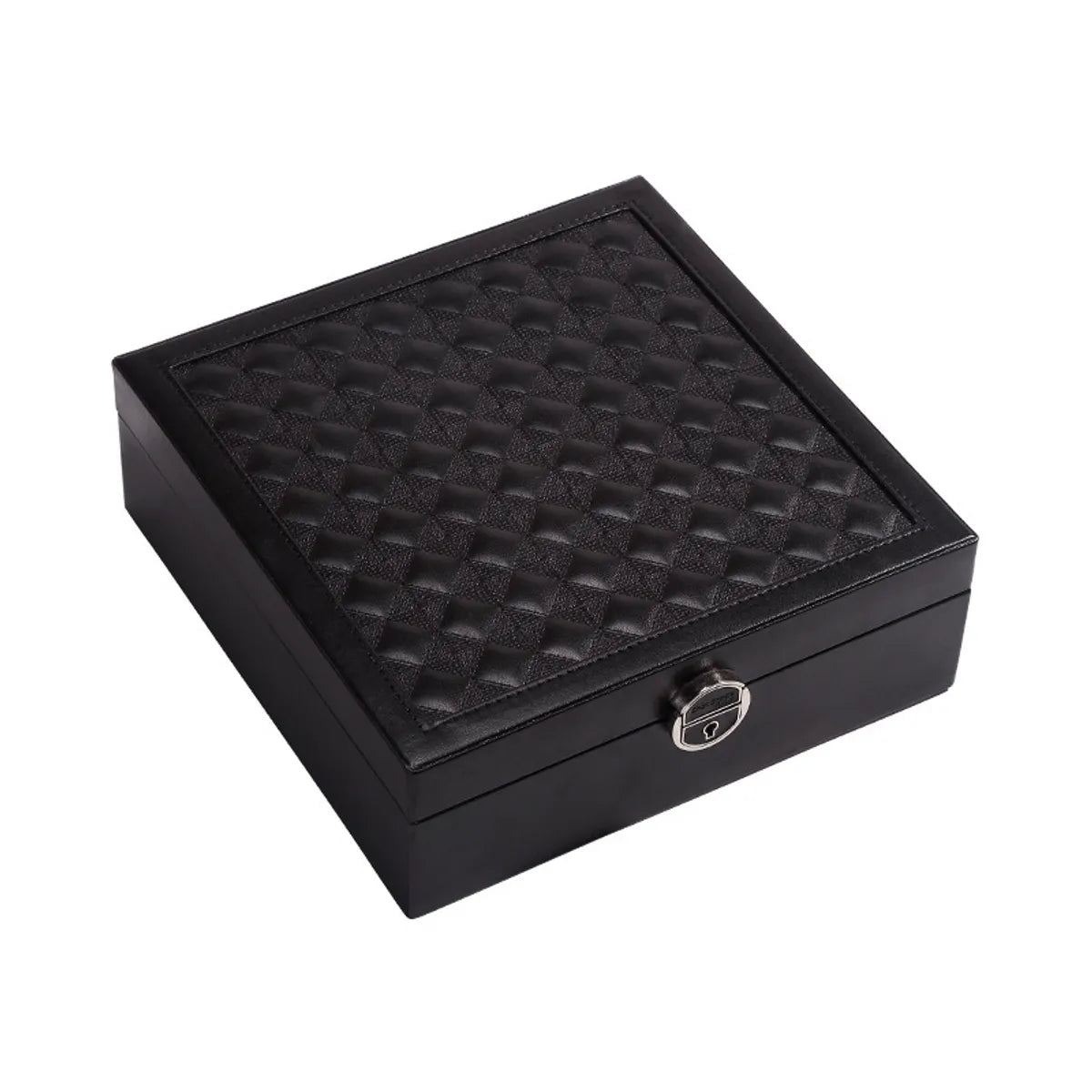 Fashion Square Pu Leather Jewelry Boxes