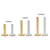 Fashion Square Stainless Steel Plating Zircon Lip Stud 1 Piece
