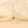 Fashion Stainless Steel And Copper Heart Pendant Jewelry