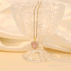 Fashion Stainless Steel And Copper Heart Pendant Jewelry