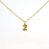 Fashion Stainless Steel And Titanium Steel Necklace With Diamond And Letter Pattern For Unisex