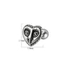 Fashion Stainless Steel Animal Zodiac Shaped Piercing Earrings With Polish Finish