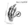 Fashion Stainless Steel Animal Zodiac Shaped Piercing Earrings With Polish Finish