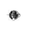 Fashion Stainless Steel Animal Zodiac Shaped Piercing Earrings With Polish Finish