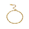 Fashion Stainless Steel Bracelet With Embossed Flower Cuban Chain And Geometric Pattern Electroplated For Men And Women