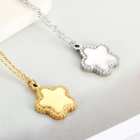 Fashion Stainless Steel Clavicle Chain Korean Temperament Small Starfish Necklace