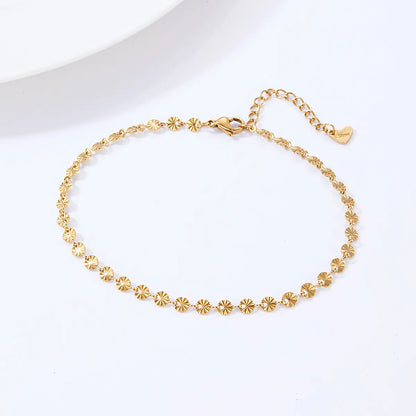 Simple Style Geometric 201 Stainless Steel 18K Gold Plated