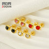 Fashion 316L Stainless Steel Geometric Electroplated Women's Earrings