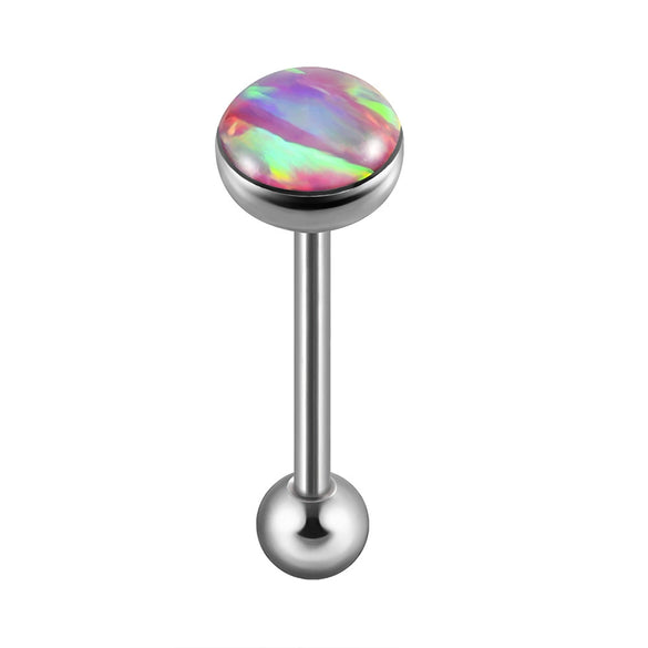 Fashion Stainless Steel Geometric Flash Tongue Ring Piercing Jewelry