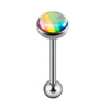 Fashion Stainless Steel Geometric Flash Tongue Ring Piercing Jewelry