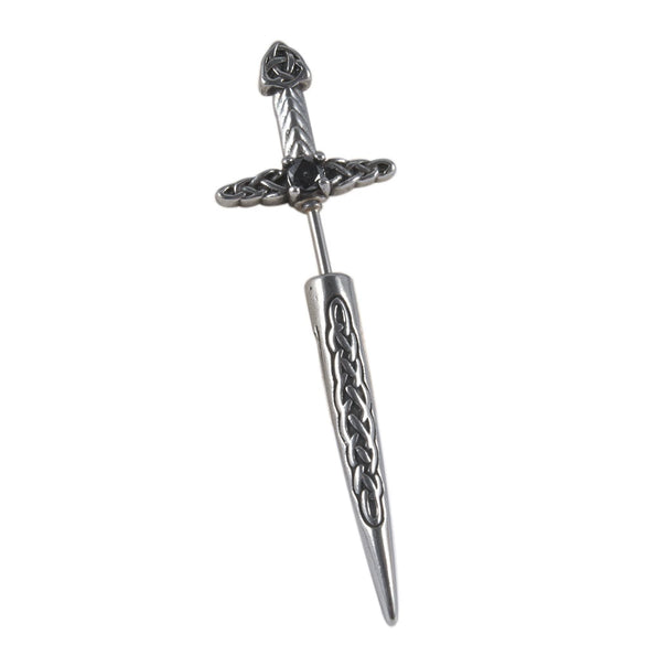 Fashion Stainless Steel Geometric Pistol Straight Rod Ear Studs With Polishing For Unisex