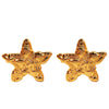Fashion Stainless Steel Goldplated Asymmetrical Starfish Heartshaped Women's Earrings Polished