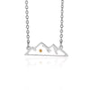 Fashion Stainless Steel Heartshaped Ing Flower Seeds Pendant Necklace With O Chain And Electroplating