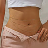 Fashion Stainless Steel Multi Layer Small Heart Waist Chain Body Jewelry For Women Simple Versatile Single Loop Belly Chain