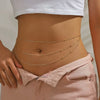 Fashion Stainless Steel Multi Layer Small Heart Waist Chain Body Jewelry For Women Simple Versatile Single Loop Belly Chain