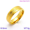 Fashion Stainless Steel Zircon Fourclaw Ring Set With Diamonds Geometric Style For Women And Couples