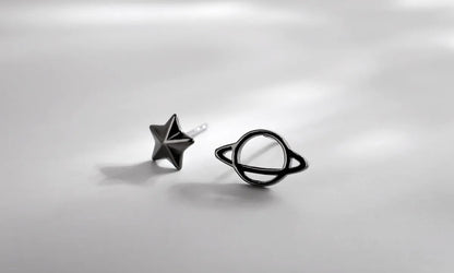 Fashion Star Copper Plating Ear Studs 1 Pair