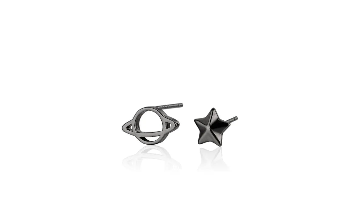 Fashion Star Copper Plating Ear Studs 1 Pair