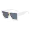 Fashion Star Leopard Pc Resin Square Star Full Frame Women'S Sunglasses