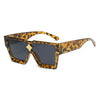 Fashion Star Leopard Pc Resin Square Star Full Frame Women'S Sunglasses