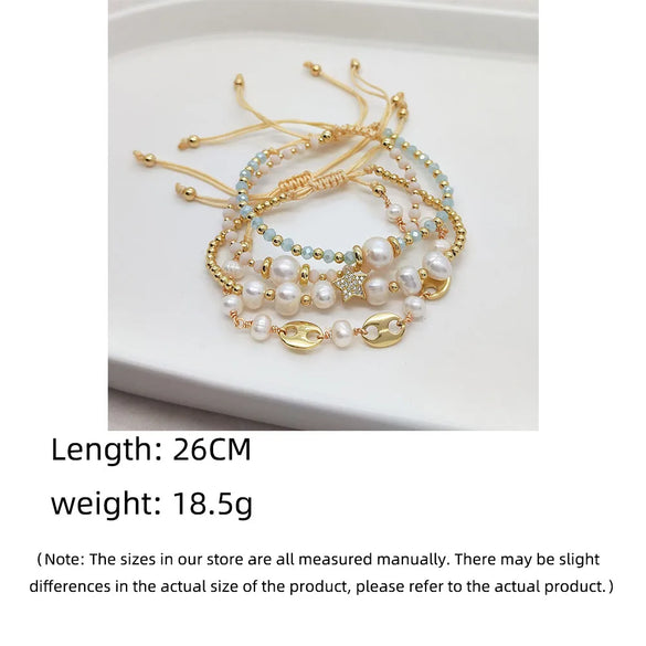 Fashion Star Pearl Bracelets