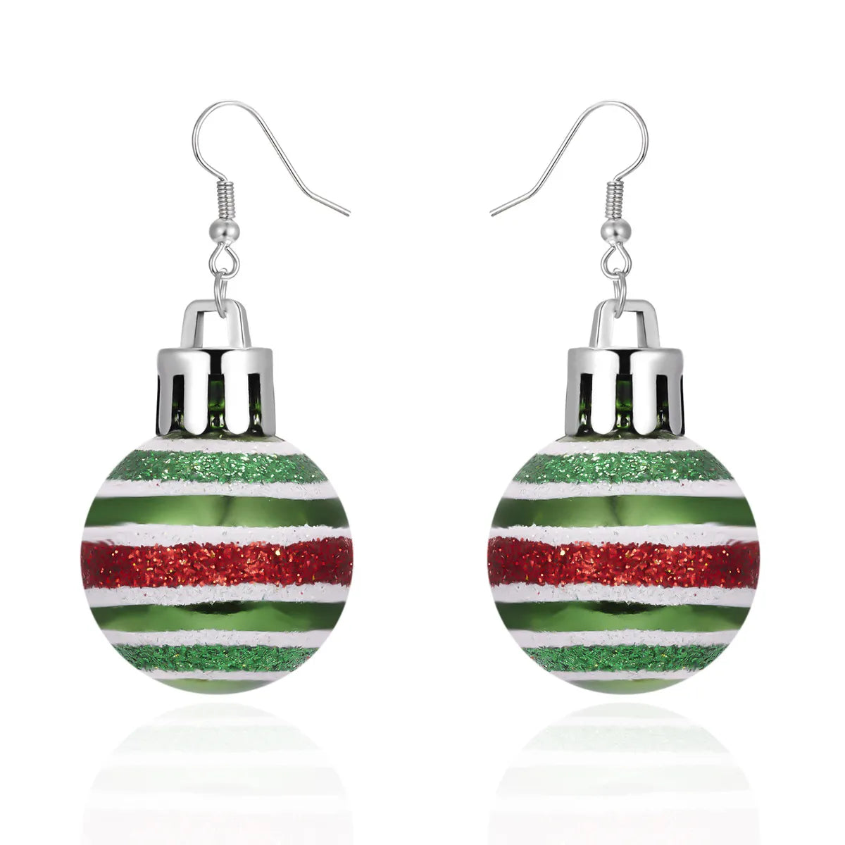 1 Pair Fashion Star Stripe Snowflake Resin Drop Earrings