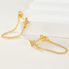 Fashion Star Women's Silver Earrings Inlaid Zircon Geometric Style