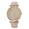 Fashion Starry Sky Glitter Belt Ball Dial Quartz Watch