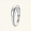 Fashion Stars Moissanite S925 Sterling Silver Finger Ring With Constellation And Geometric Patterns And Electroplating Treatment