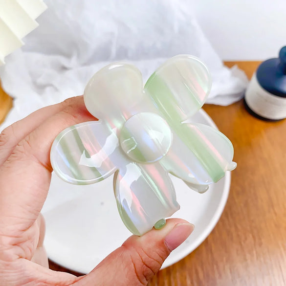 Fashion Stripe Plastic Handmade Hair Claws 1 Piece