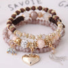 Fashion Sweet Wild Water Drop Peach Heart Tassel Fashion Temperament Female Bracelet