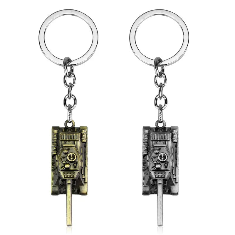 Fashion Tank Metal Unisex Keychain 1 Piece