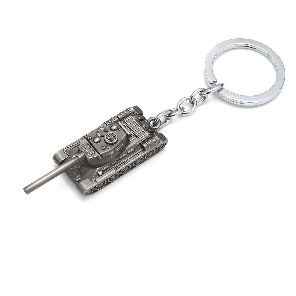 Fashion Tank Metal Unisex Keychain 1 Piece