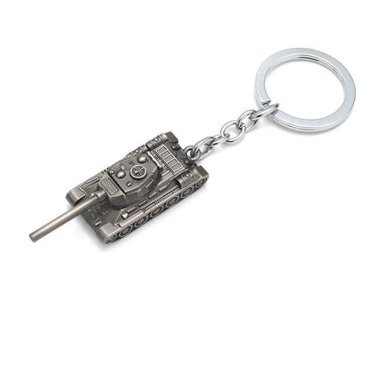 Fashion Tank Metal Unisex Keychain 1 Piece