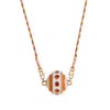 Fashion Tarot Necklace Copper Gold Plated Geometric Minimalist Pendant Unisex
