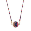 Fashion Tarot Necklace Copper Gold Plated Geometric Minimalist Pendant Unisex