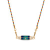 Fashion Tarot Necklace Copper Gold Plated Geometric Pendant Unisex Minimalist Style