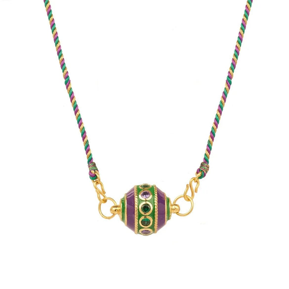 Fashion Tarot Necklace Copper Gold Plated Geometric Pendant Unisex Minimalist Style
