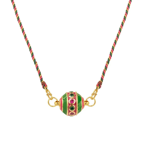 Fashion Tarot Necklace Copper Gold Plated Geometric Pendant Unisex Minimalist Style