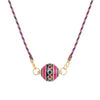 Fashion Tarot Necklace Copper Gold Plated Geometric Pendant Unisex Minimalist Style