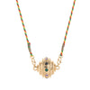 Fashion Tarot Necklace Copper Gold Plated Geometric Pendant Unisex