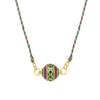 Fashion Tarot Necklace Copper Gold Plated Geometric Pendant Unisex
