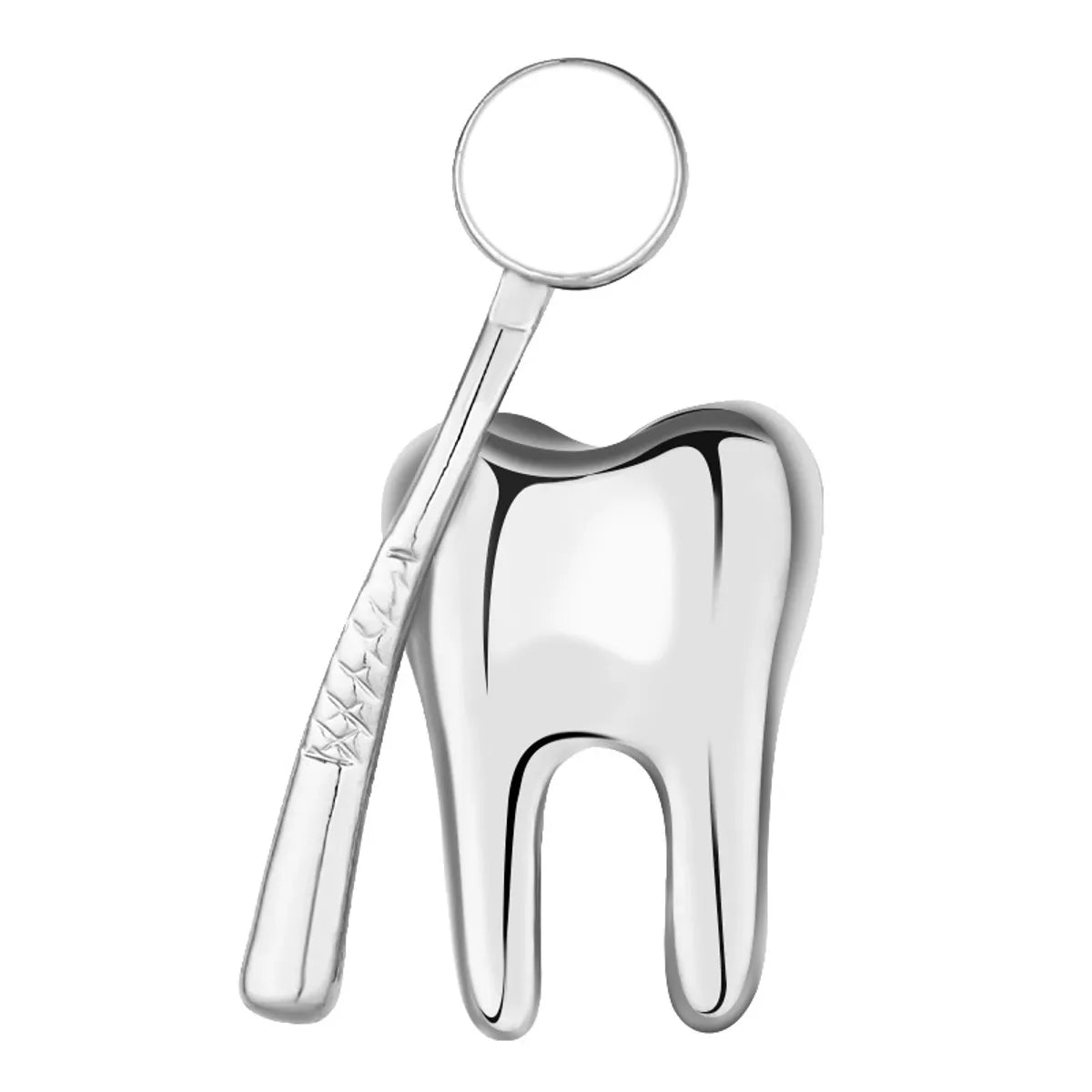 Fashion Teeth Alloy Plating Unisex Brooches