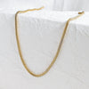 Fashion Thick Chain Necklace Stainless Steel 18K Goldplated Hiphop Rock Style