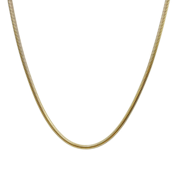 Fashion Thick Chain Necklace Stainless Steel 18K Goldplated Hiphop Rock Style